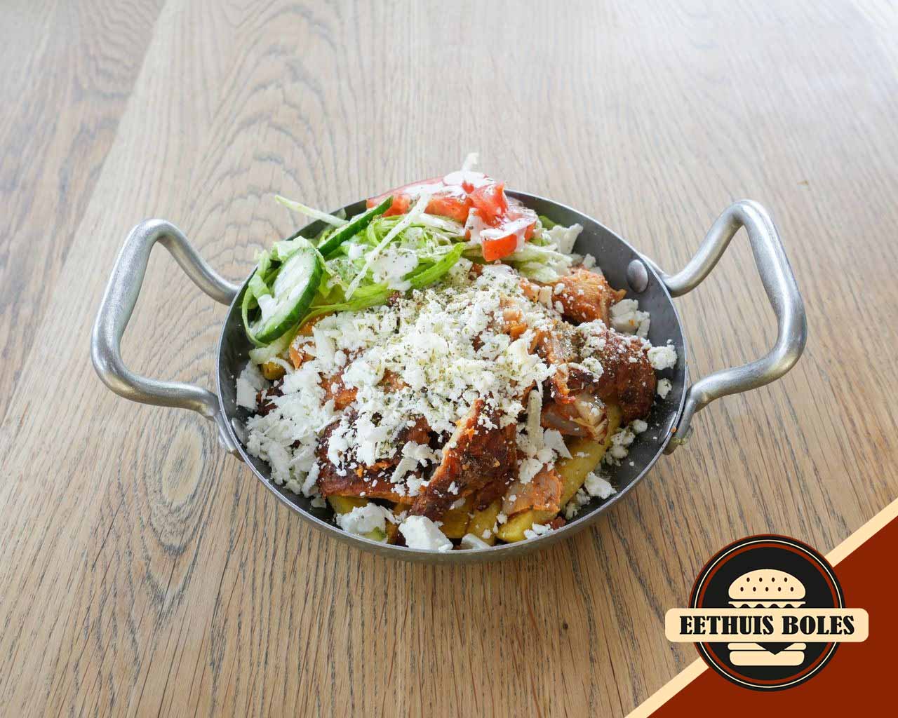Loaded friets gyros feta van Eethuis Bol'Es in Schiedam