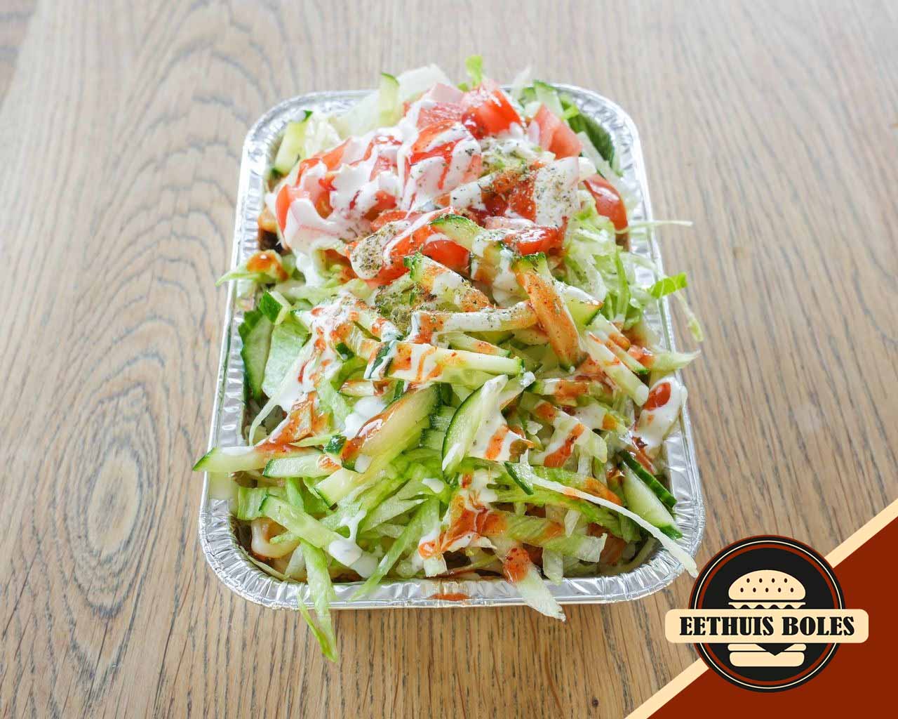 Kapsalon döner groot van Eethuis Bol'Es in Schiedam